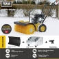 Preview: TEXAS Handy Sweep 690TG 3in1 Kehrmaschine Benzin Schneeschild 60cm *GEBRAUCHT* 