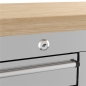Preview: GÜDE Werkstatteinrichtung Werkstattwagen Werkbank Werkzeugschrank GW 5/1 INOX 