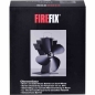 Preview: FIREFIX Ofenventilator ab 50 Grad, Kaminofen Ventilator, stromlos, Schwarz 