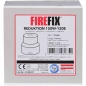 Preview: FIREFIX Reduzierung Ø150/120mm Wandanschluss, Reduktion, Rauchrohr schwarz 