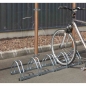 Preview: MOTTEZ Fahrradständer 5-Plätze 1333 x 330 x 260 mm Radständer, Velohalter 