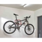 Preview: MOTTEZ Fahrradwandhalter für 2-Räder 520 x 440 x 300 mm Fahrradständer, Rot 