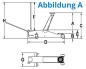 Preview: GÜDE 2,5 T Wagenheber hydraulischer Rangierwagenheber Stahl/Alu GRH 2,5/460AL 