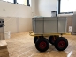 Preview: RAVENDO Plattenwagen Lasten Karre Transporthilfe Schwerlast Wagen PU-Rad 300kg 