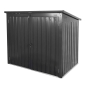 Preview: ZIPPER ZI-MTB2 Mülltonnenbox Mülltonne Tonnenverkleidung Müllbox Metall anthrazit 