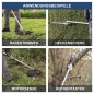 Preview: Scheppach 4in1 Akku Gartenpflegeset Heckenschere 20V BC-MFH400-X ohne Akku 