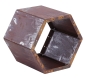 Preview: MAGNUS Brennholzregal R162 Rost Kaminregal Holzregal Ofenregal Regal 