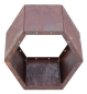 Preview: MAGNUS Brennholzregal R162 Rost Kaminregal Holzregal Ofenregal Regal 