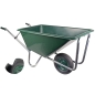 Preview: Matrix Schubkarre Stall Pferde Garten Großmuldenkarre 240l 250kg 1-Rad PU-Rad 