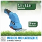 Preview: GÜDE Akku Gartenpflegeset Grasschere Heckenschere Strauchschere GPS 7.2V-1.5 