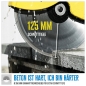 Preview: GÜDE Betontrennschneider GBTS 350.1 Betonschneider Trennschneider 125mm 3,9PS 