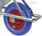 Preview: BPA Schubkarrenrad PU-Rad 3.50-8 | Pannensicher | Kugellager | Stahlfelge Blau 
