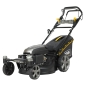 Preview: TEXAS Rasenmäher Benzin mit Antrieb Radantrieb 51cm ZT 5110TR/W 3in1 Zero Turn
 schwenkbare Vorderachse; noch wendiger noch flexibler