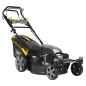Preview: TEXAS Rasenmäher Benzin mit Antrieb Radantrieb 51cm ZT 5110TR/W 3in1 Zero Turn
 schwenkbare Vorderachse; noch wendiger noch flexibler