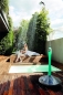 Preview: G.F. Gartendusche Sunny style blau Solardusche 140-200 cm Temperatur verstellbar 