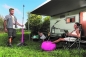 Preview: G.F. Gartendusche Sunny style fuchsia Solardusche 140-200 cm Temperatur verstellbar 