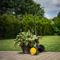 Preview: TEXAS Gartenwagen Kübelkarre Transportkarre Blumenkübel bis 75cm 60kg Tragkraft 