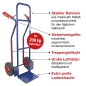 Preview: HBH® Sackkarre 200kg Luftreifen TK200LU04, hoher Ramen, blau, Transportkarre  