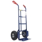 Preview: HBH® Sackkarre 200kg Luftreifen Stahlfelge TK200LU01 blau Transportkarre robust 