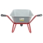 Preview: HBH® Schubkarre 85 Liter Garten Farbe rot Profi Gartenschubkarre Luftrad 160kg 