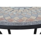 Preview: SIENA GARDEN Tisch Prato Ø 60x71 cm rund Mosaikoptik Gartentisch Gartenmöbel 