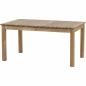 Preview: SIENA GARDEN Falun Dining Tisch 150x90x74 cm rechteckig natur geölt Akazienholz 