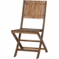 Preview: SIENA GARDEN Klappstuhl Falun 57x46x88 cm Akazienholz verstellbar klappbar Stuhl 