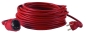 Preview: HEDI VK5P01 PVC-Verlängerungsleitung 5 m rot für trockene Umgebung ***NEU*** 