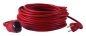 Preview: HEDI VK10P01 PVC-Verlängerungsleitung 10 m, rot für Innenbereich ***NEU*** 