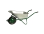 Preview: ALTRAD LIMEX Profi Bauschubkarre Schubkarre grün 100l 150kg PU-Rad *2.WAHL* 