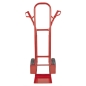 Preview: TRESTLES Sackkarre pannensicher Gleitkufe Transportkarre Profi 250kg S04 rot 