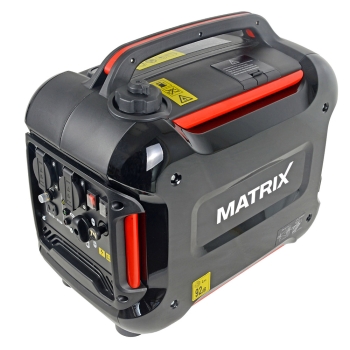 MATRIX Stromerzeuger Inverter Benzin Digital Stromgenerator PG 2000i-2 GEBRAUCHT 