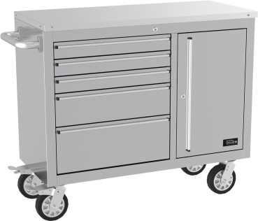 GÜDE Werkstatteinrichtung Werkstattwagen Werkbank Werkzeugschrank GW 5/1 INOX 