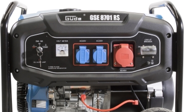 GÜDE Stromerzeuger Benzin Stromgenerator Synchron Notstromaggregat GSE 8701 RS 