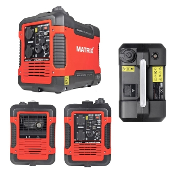 MATRIX Notstromaggregat Stromerzeuger Inverter Benzin leise PG2000iUSB *2.Wahl* 