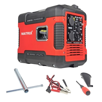 MATRIX Notstromaggregat Stromerzeuger Inverter Benzin leise PG2000iUSB *2.Wahl* 