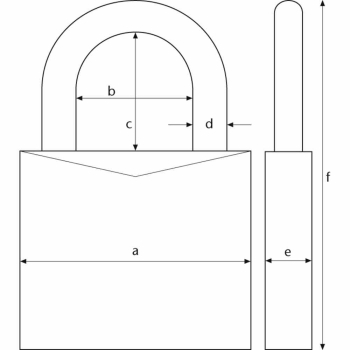 ABUS Kombinations-Hangschloss 158/50 Zahlenschloß Bügelschloss Titanium Lock-Tag 