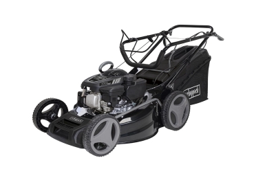 Scheppach Rasenmäher Benzin mit Antrieb 51cm Schnittbreite 6in1 4,1PS MS173-51B Stahlgehäuse|hohes Drehmoment|65L|Reinigungsfunktion