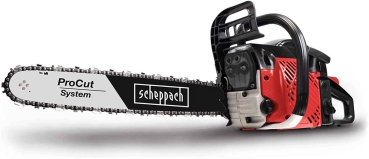 SCHEPPACH CSP50 Benzin Kettensäge 45cm ProCut Schwert Motorsäge 2,45 PS Baumsäge 
