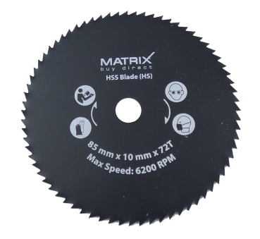 MATRIX Sägeblatt für Mini Handkreissäge Kreissäge MCS 500 MCS 500-1 