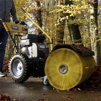 TEXAS Kehrmaschine Benzin Schneekehrmaschine Laubsammler Combi 800TGE Set 3in1 