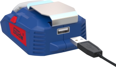 GÜDE Akku USB-Adapter und Licht Powerbank Powerbankadapter UAL 18-0 ohne Akku 