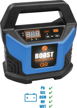 GÜDE Automatik Batterielader GAB 12V-15A-BOOST 12 V Batterieladegerät bis 400 Ah 