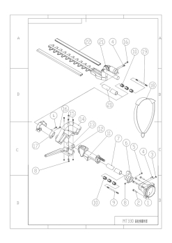 MATRIX Ersatzteil Gasgriff für Benzin Gartenkombigerät Multitool PGT 4 in 1-2 