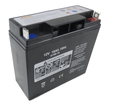 MATRIX Ersatzteil Batterie 12V 18Ah für Diesel Stromgenerator PG 7500 6-FM-18 