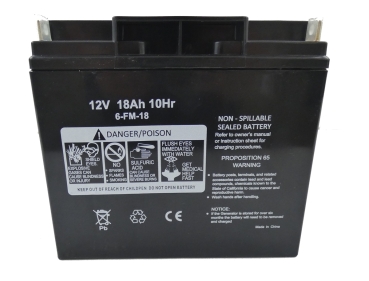 MATRIX Ersatzteil Batterie 12V 18Ah für Diesel Stromgenerator PG 7500 6-FM-18 