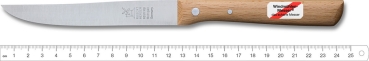 WINDMÜHLENMESSER Universalmesser 24,5 cm Rotbuche Klingenlänge 13 cm rostfrei 