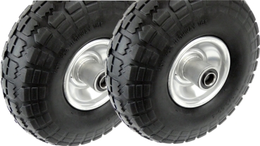 2 Stück HBH Schwerlast Ersatzrad PU-Rad pannensicher Sackkarrenrad Rad für TK320 