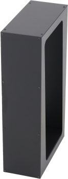 MAGNUS Brennholzregal R159 Schwarz Kaminregal Holzregal Ofenregal Regal 