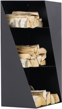 MAGNUS Brennholzregal R157 Schwarz Kaminregal Holzregal Ofenregal Regal *2. WAHL* 